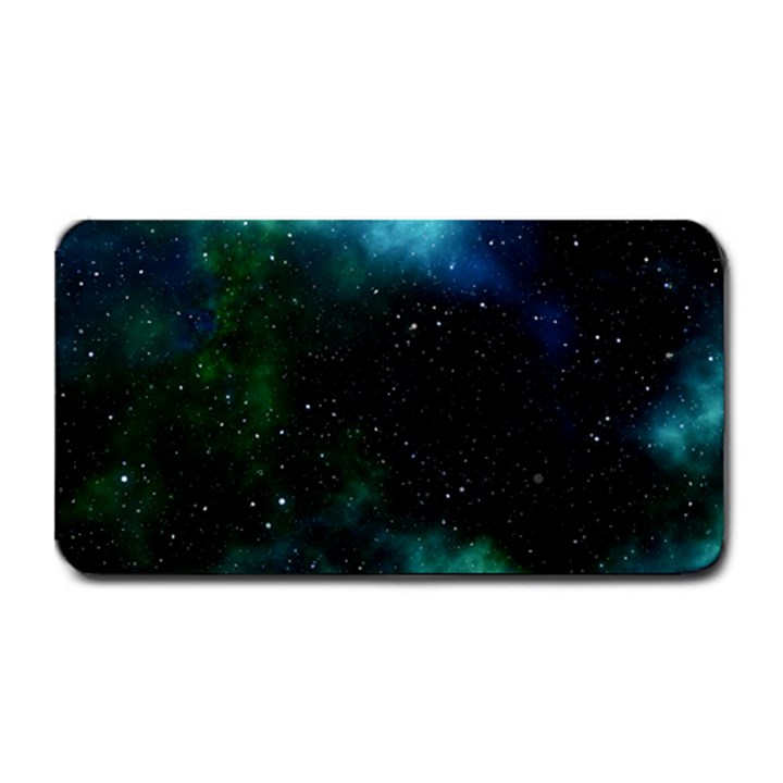 Galaxy Sky Blue Green Medium Bar Mats