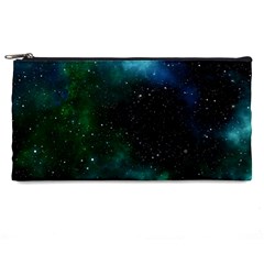 Galaxy Sky Blue Green Pencil Cases