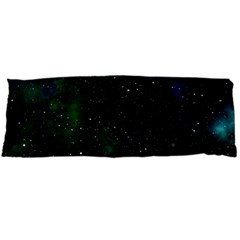 Galaxy Sky Blue Green Body Pillow Case (dakimakura) by snowwhitegirl