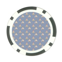 Vintage Baby Pattern Poker Chip Card Guard by snowwhitegirl