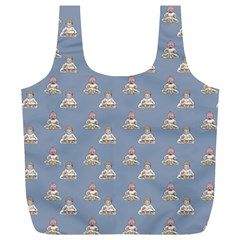 Vintage Baby Pattern Full Print Recycle Bag (xl) by snowwhitegirl