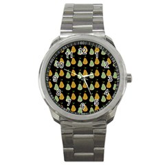 Pears Black Sport Metal Watch by snowwhitegirl