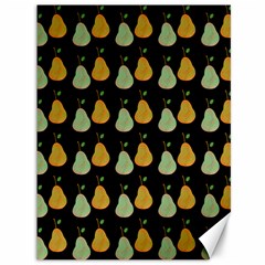 Pears Black Canvas 36  X 48  by snowwhitegirl