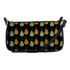 Pears Black Shoulder Clutch Bag by snowwhitegirl