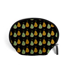 Pears Black Accessory Pouch (small) by snowwhitegirl