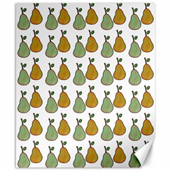 Pears White Canvas 20  X 24  by snowwhitegirl