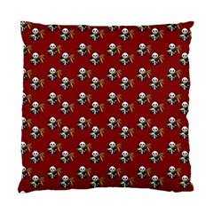 Panda With Bamboo Red Standard Cushion Case (two Sides) by snowwhitegirl