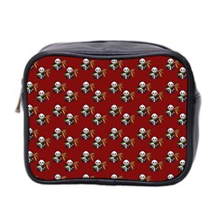 Panda With Bamboo Red Mini Toiletries Bag (two Sides) by snowwhitegirl