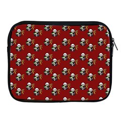 Panda With Bamboo Red Apple Ipad 2/3/4 Zipper Cases by snowwhitegirl