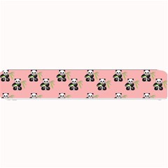 Panda With Bamboo Pink Small Bar Mats by snowwhitegirl