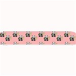 Panda With Bamboo Pink Small Bar Mats 24 x4  Bar Mat