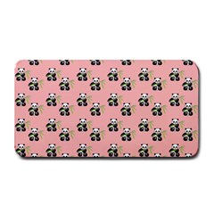 Panda With Bamboo Pink Medium Bar Mats by snowwhitegirl