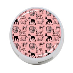 Dog Pattern Pink 4-port Usb Hub (two Sides) by snowwhitegirl