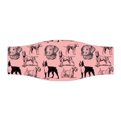 Dog Pattern Pink Stretchable Headband by snowwhitegirl