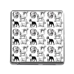 Dog Pattern White Memory Card Reader (square 5 Slot) by snowwhitegirl