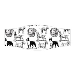 Dog Pattern White Stretchable Headband by snowwhitegirl