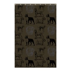 Dog Pattern Brown Shower Curtain 48  X 72  (small)  by snowwhitegirl