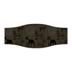 Dog Pattern Brown Stretchable Headband by snowwhitegirl