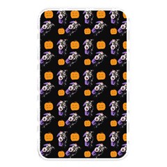 Halloween Skeleton Pumpkin Pattern Black Memory Card Reader (rectangular) by snowwhitegirl