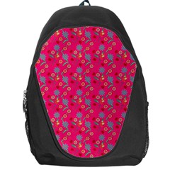 Vintage Floral Pink Backpack Bag