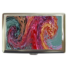 Color Rainbow Abstract Flow Merge Cigarette Money Case