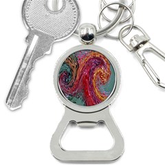 Color Rainbow Abstract Flow Merge Bottle Opener Key Chains