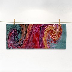 Color Rainbow Abstract Flow Merge Hand Towel