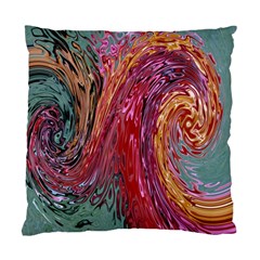 Color Rainbow Abstract Flow Merge Standard Cushion Case (One Side)