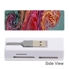 Color Rainbow Abstract Flow Merge Memory Card Reader (Stick)