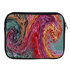 Color Rainbow Abstract Flow Merge Apple iPad 2/3/4 Zipper Cases