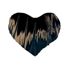 Cavern Standard 16  Premium Heart Shape Cushions by WILLBIRDWELL