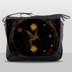 Wonderful Hummingbird With Stars Messenger Bag by FantasyWorld7