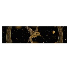 Wonderful Hummingbird With Stars Satin Scarf (oblong) by FantasyWorld7