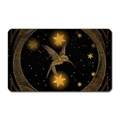 Wonderful Hummingbird With Stars Magnet (rectangular) by FantasyWorld7