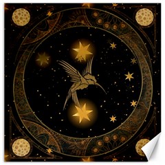 Wonderful Hummingbird With Stars Canvas 16  X 16  by FantasyWorld7