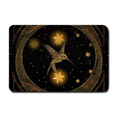 Wonderful Hummingbird With Stars Small Doormat  by FantasyWorld7