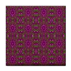 Modern Asian Ornate Pattern Tile Coasters by dflcprints