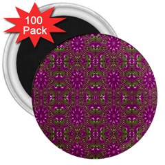 Modern Asian Ornate Pattern 3  Magnets (100 Pack) by dflcprints