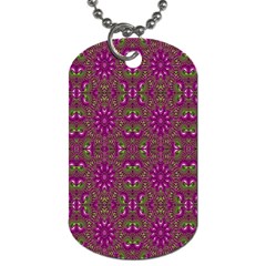 Modern Asian Ornate Pattern Dog Tag (one Side) by dflcprints