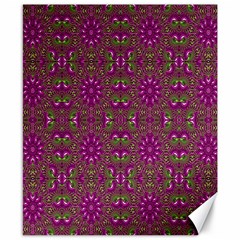 Modern Asian Ornate Pattern Canvas 8  X 10  by dflcprints