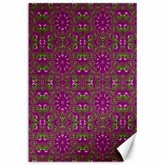 Modern Asian Ornate Pattern Canvas 12  X 18  by dflcprints