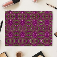 Modern Asian Ornate Pattern Cosmetic Bag (xl) by dflcprints