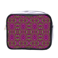 Modern Asian Ornate Pattern Mini Toiletries Bag (one Side) by dflcprints