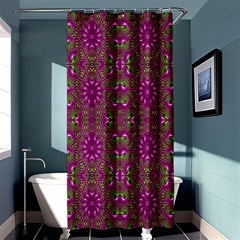 Modern Asian Ornate Pattern Shower Curtain 36  X 72  (stall)  by dflcprints