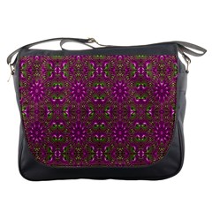 Modern Asian Ornate Pattern Messenger Bag by dflcprints