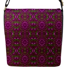 Modern Asian Ornate Pattern Flap Closure Messenger Bag (s) by dflcprints