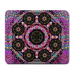 Decorative Candy With Soft Candle Light For Love Large Mousepads by pepitasart