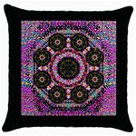 Decorative Candy With Soft Candle Light For Love Throw Pillow Case (Black) Front