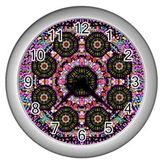 Decorative Candy With Soft Candle Light For Love Wall Clock (silver) by pepitasart