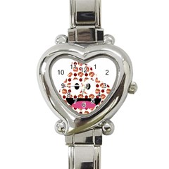 Pasta Poo Heart Italian Charm Watch by snowwhitegirl